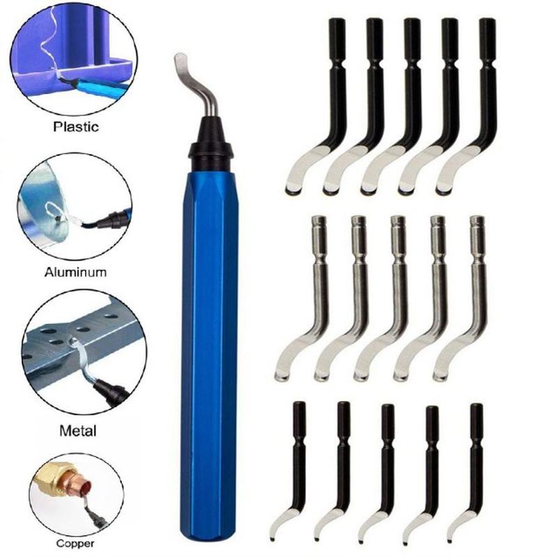 速发Handle Burr Metal Deburring Kit Router Bit Rotary Deburr