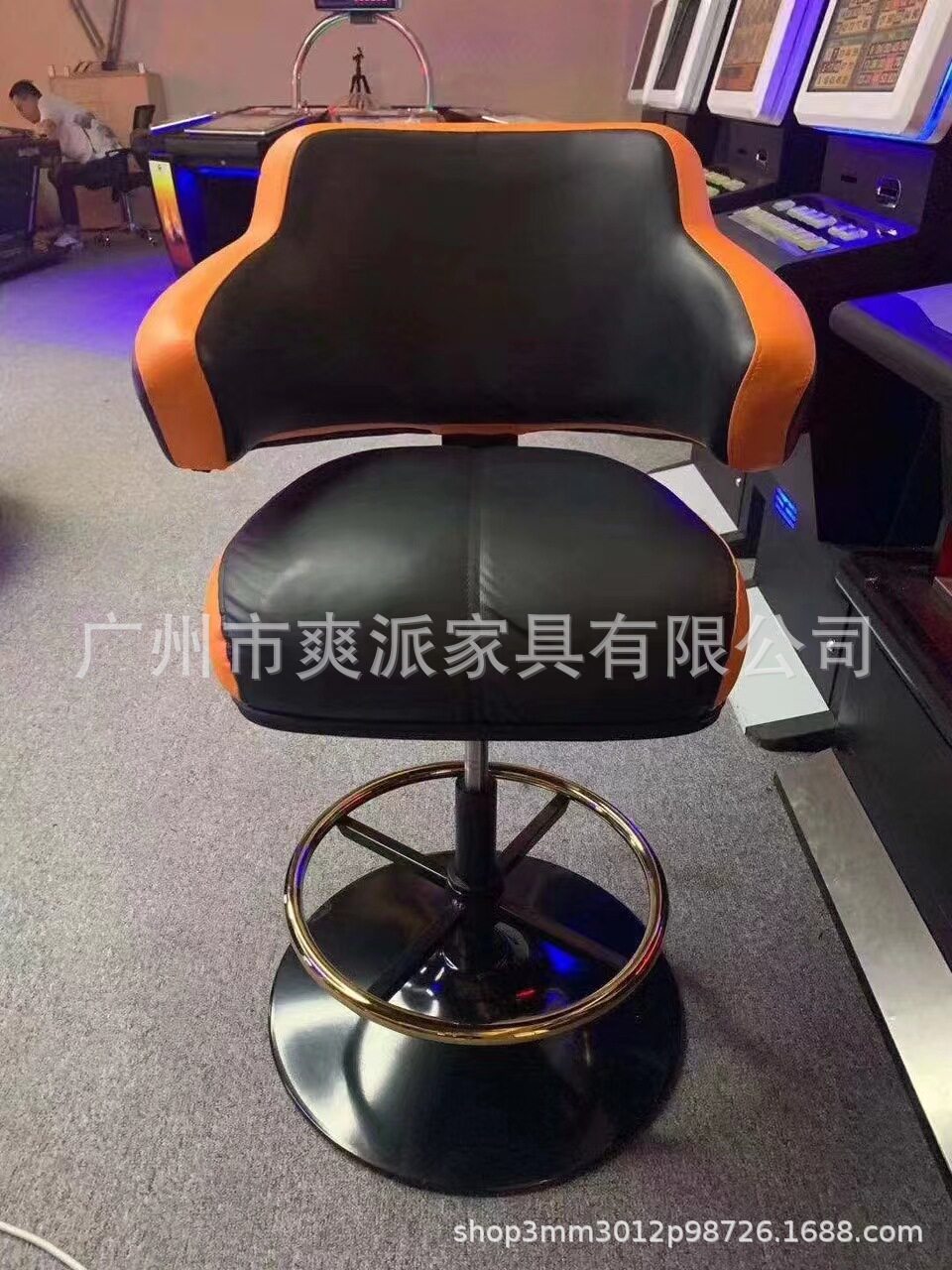 工厂批发优惠赌场椅拉斯维加斯澳门老虎椅百家乐椅子柬埔寨赌场椅