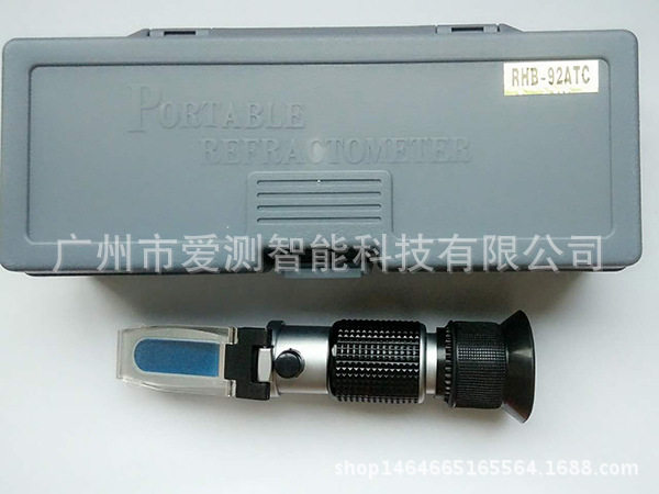 RHB-92ATC可温度补偿Brix58-92%手持折射仪糖度计