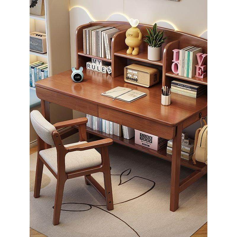 宽书桌带书架家用学生写字桌小孩做作业桌卧室儿童学习桌工厂直销,收纳整理,烫衣板及配件,淘宝优惠券,粉丝福利购,淘宝优惠卷