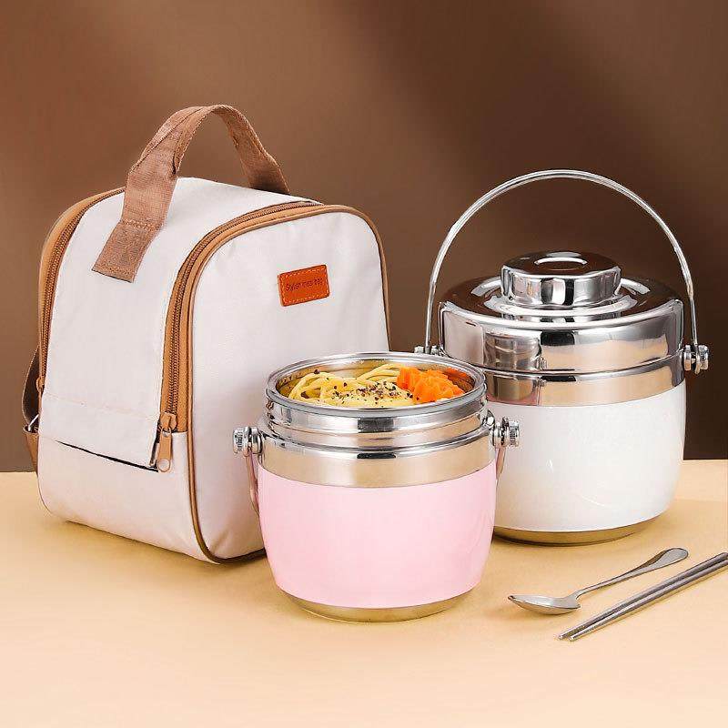 304不锈钢保温桶便携学生上班族饭桶双层密封真空12H带饭缸便当盒,收纳整理,烫衣板及配件,淘宝优惠券,粉丝福利购,淘宝优惠卷