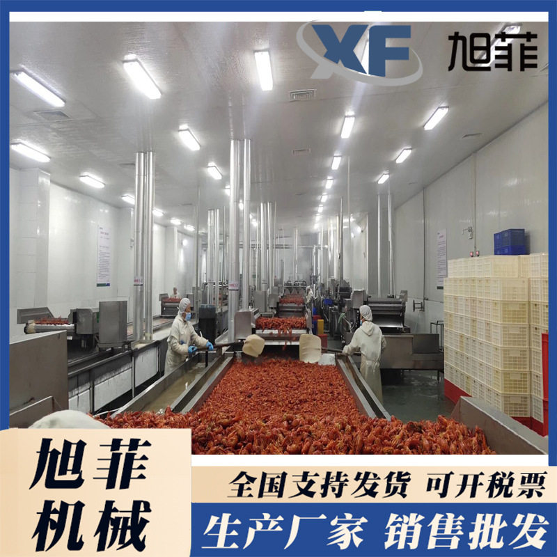 小龙虾清洗机各种虾类鱼类产品气泡清洗吐脏设备商用喷淋气泡