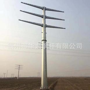 10KV钢制电力塔高压钢制电力杆钢桩基础打桩地脚螺栓