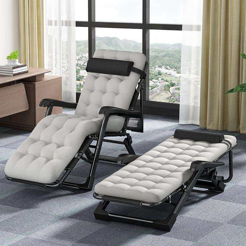 折叠躺椅午休办公室午睡床家用阳台休闲坐睡两用沙发懒人靠背椅子