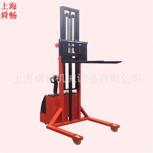 上海全电动智能升高车三向堆垛车电瓶堆高机宽腿式电动叉车