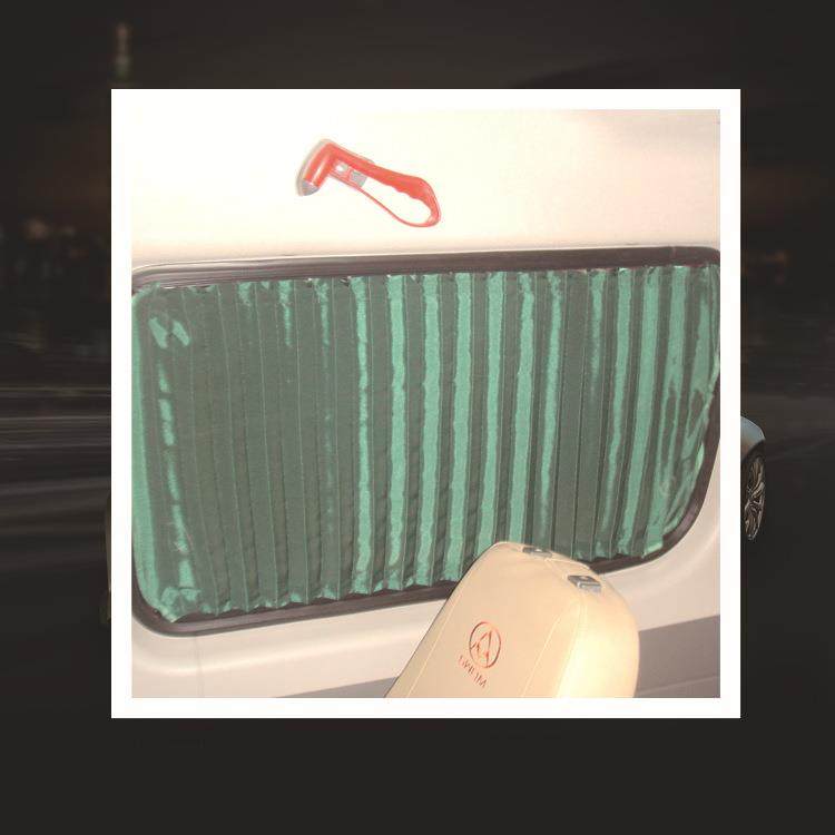 供应大海狮九龙A4A5A6G7G9V80汽车百叶窗帘遮阳帘合金粘贴轨道