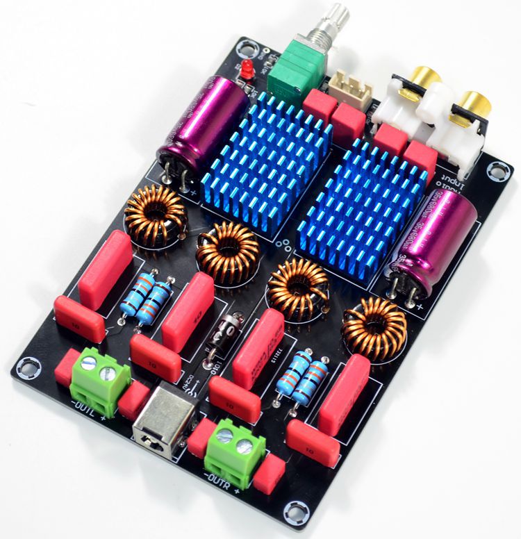 TPA31162.0双芯片WIMA数字功放板(100W+100W)