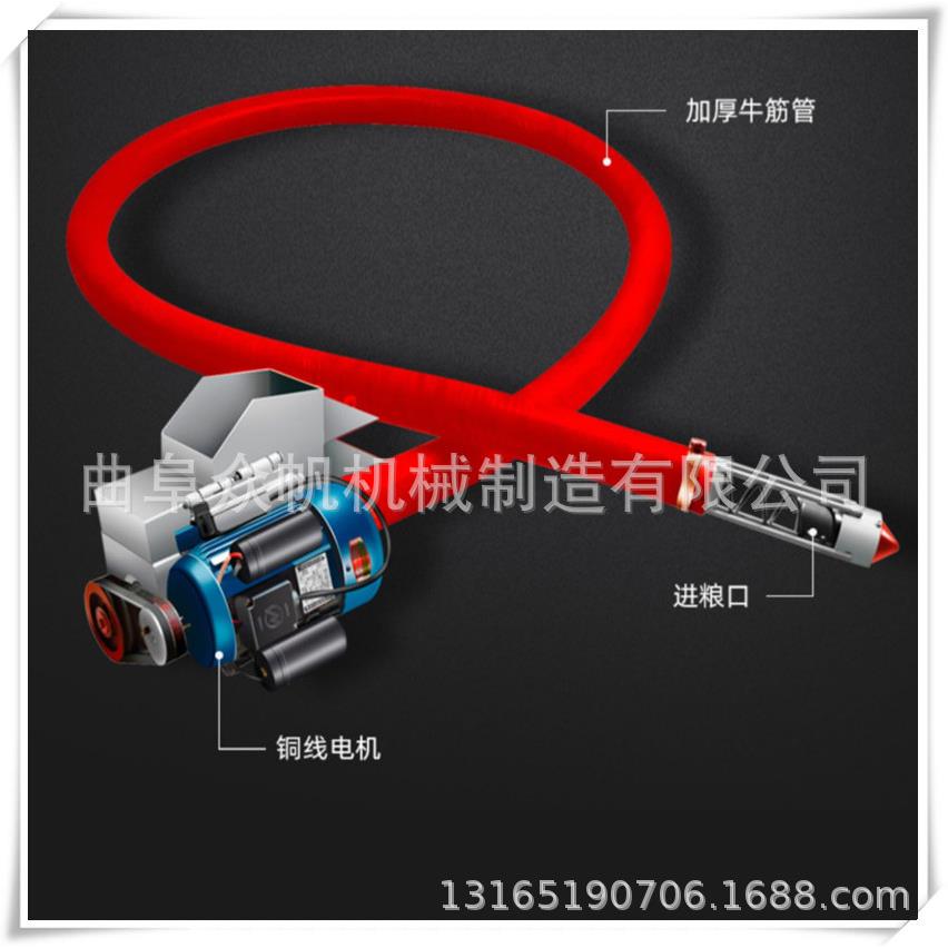 粮食倒仓抽粮机移动双驱动软管吸粮机螺旋输送多功能吸谷机