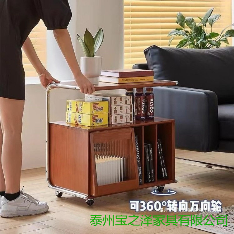 简约杂志柜客厅沙发边柜边几可移动卧室书架置物柜
