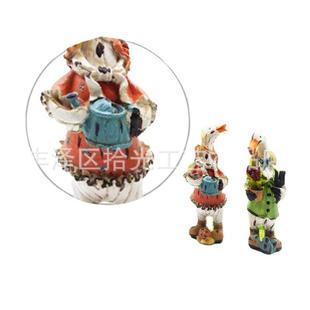 鸭子花园摆件鸭子树脂工艺品庭院装饰品园艺花园装饰造景