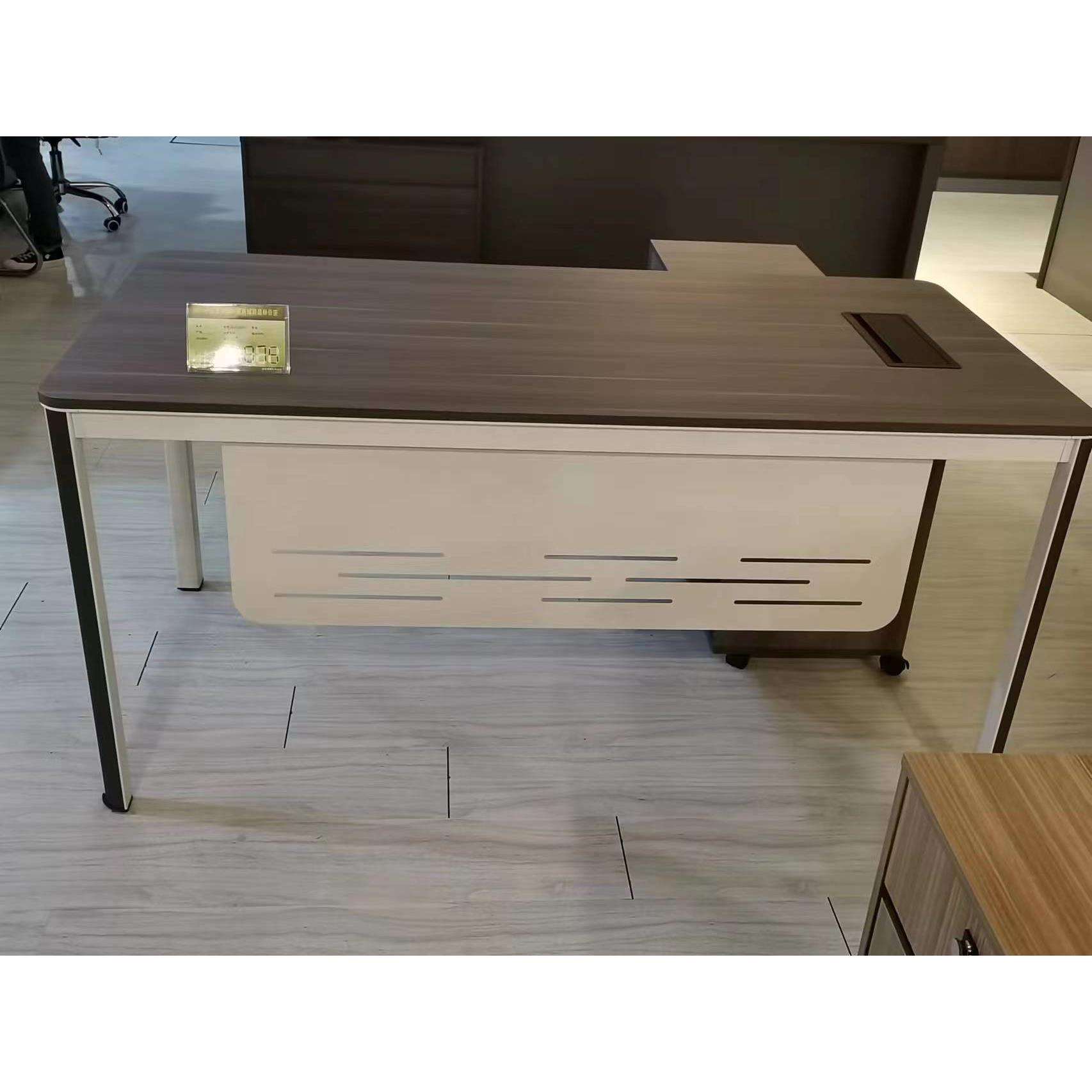 现代简约办公室大班台副台组合商务办公大班台老板桌办公桌组合