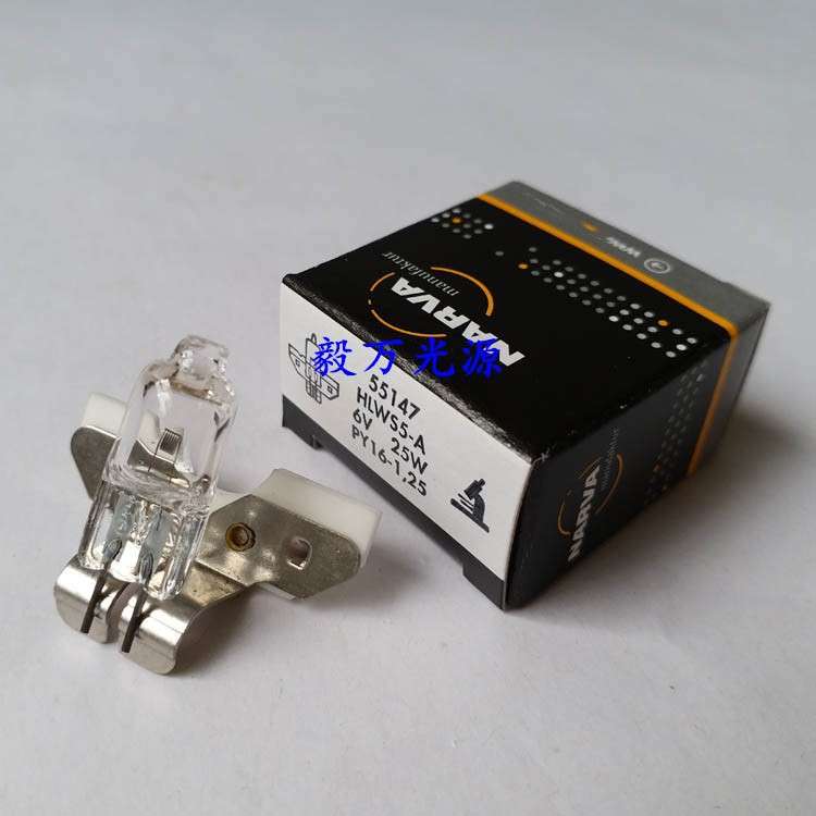 NARVA 55147 HLWS5-A 6V25W ZEISS蔡司显微镜灯泡PY16-1.25