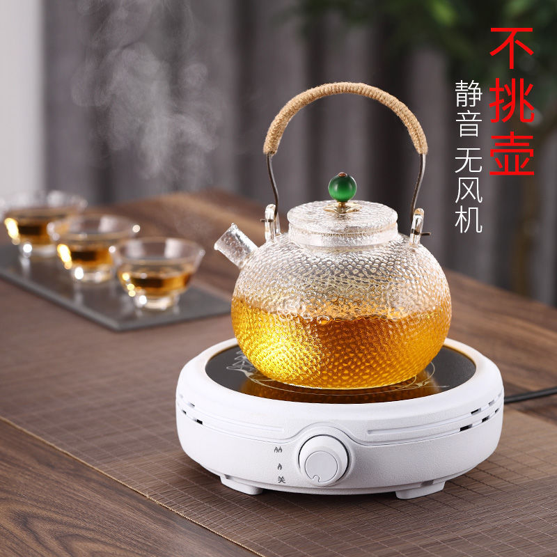 电陶炉茶炉煮茶器小型迷你铁壶烧水泡茶电热玻璃家用煮茶壶链