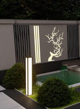 顺馨LED草坪灯极简款太阳能接电景观灯户外防水小区别墅草地庭