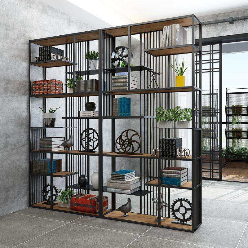 办公室隔断置物架铁艺屏风装饰客厅实木隔板书架展示架办公隔断,收纳整理,烫衣板及配件,淘宝优惠券,粉丝福利购,淘宝优惠卷