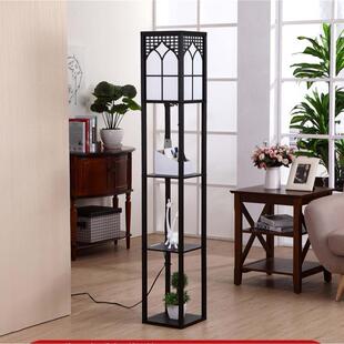 古典罗马多功能置物架灯简约现代客厅落地灯卧室床头灯沙发灯