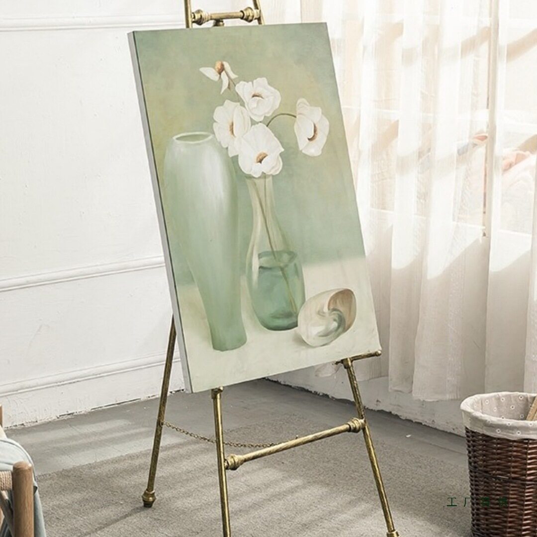 金属铁艺油画相框展示架
