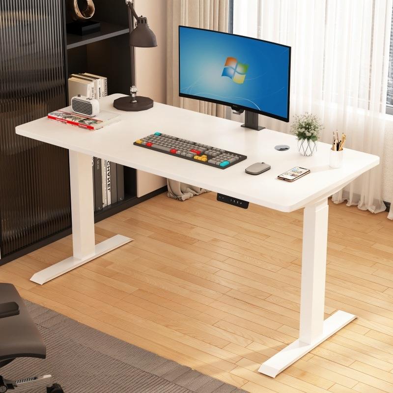 实木电动升降桌智能电脑桌电竞桌子家用学习桌办公桌书桌工作台