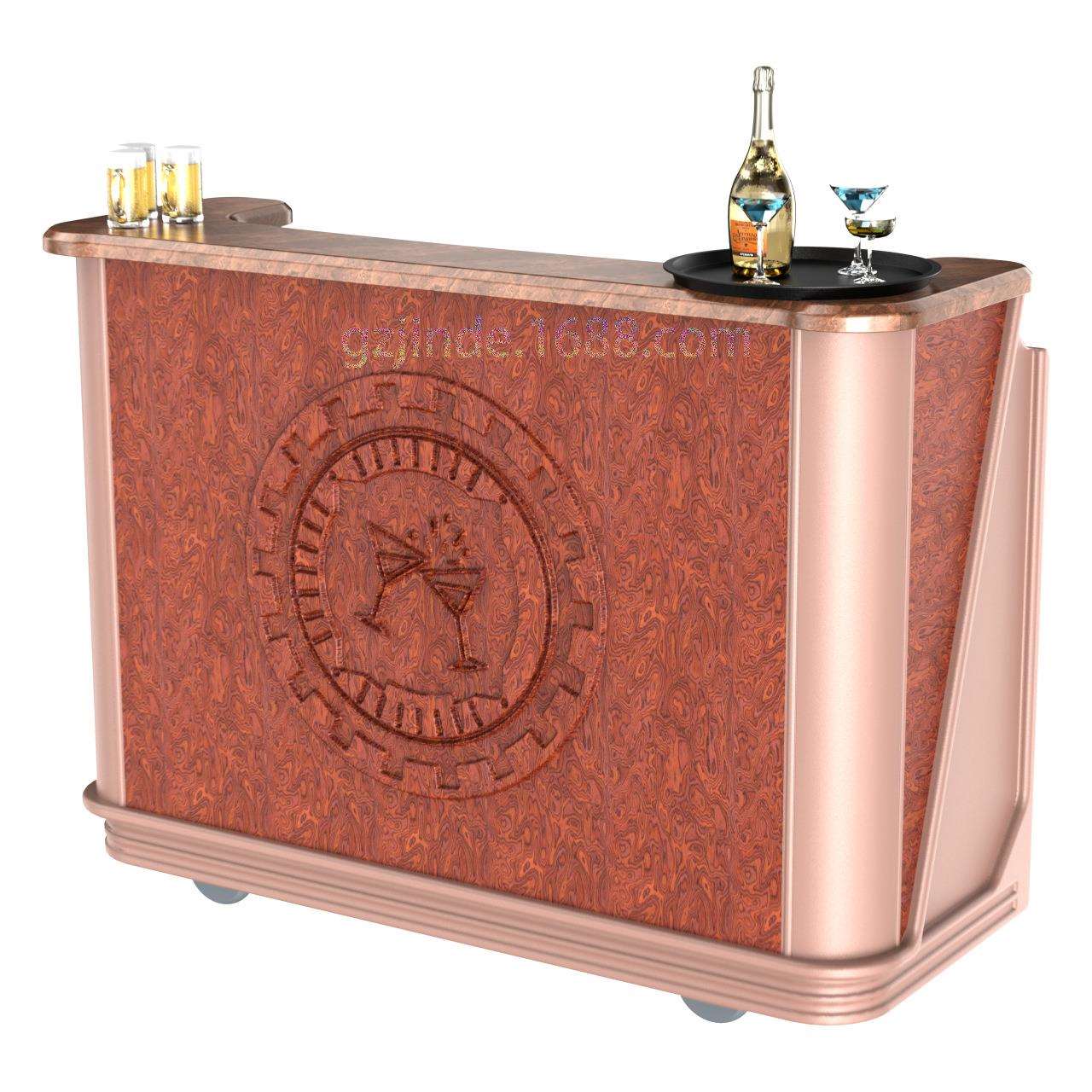 一体成型免拆装户外移动吧台滚塑一体成型露天活动吧台移动吧台