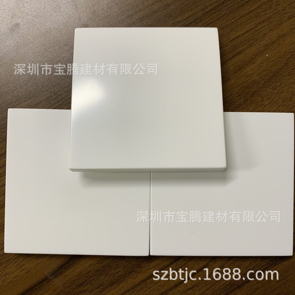 白色人造厂家批发 生产树脂人造大理石  亚克力树脂人造石