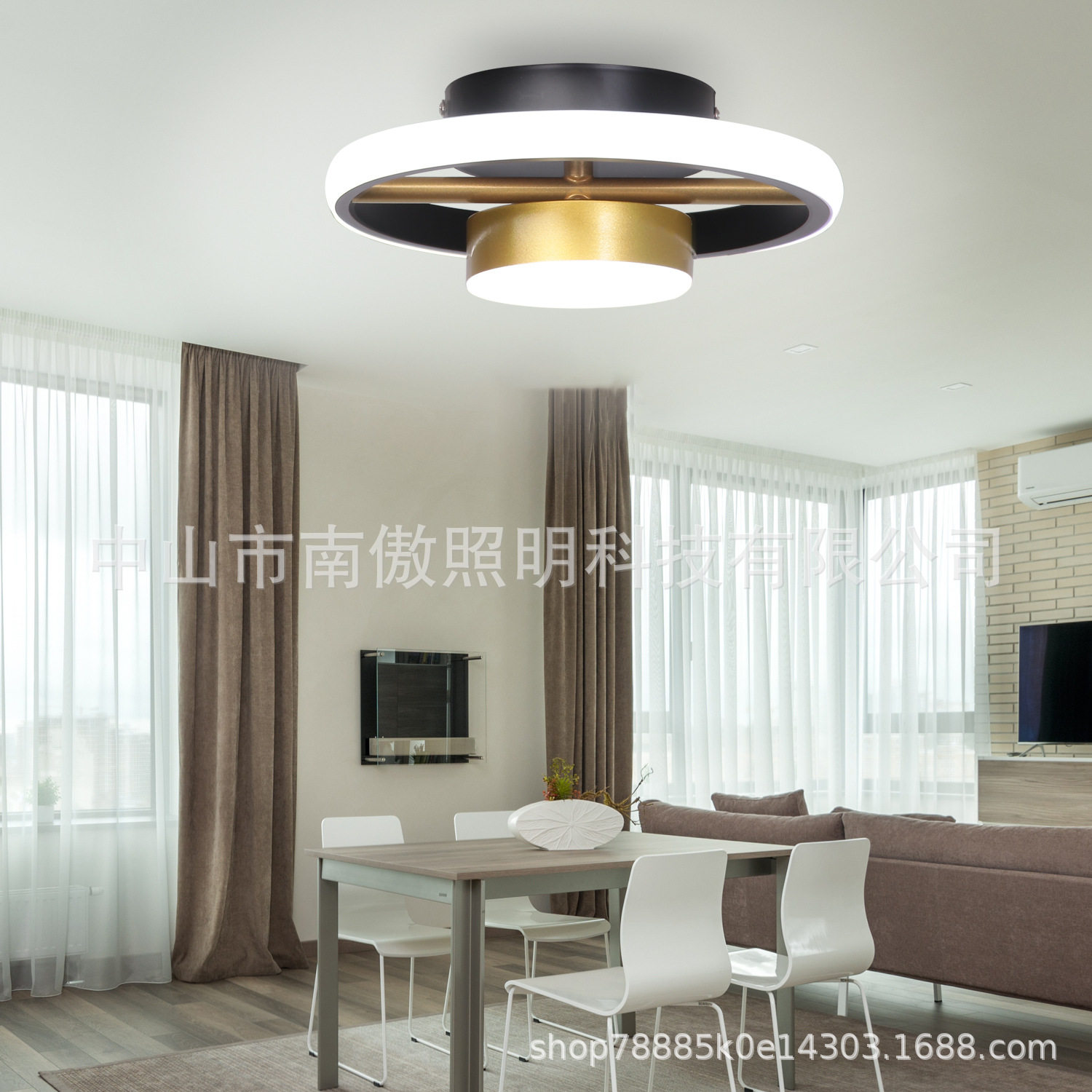 跨境现代吸顶灯时尚简约卧室灯客厅吸顶灯饰阳台走廊楼梯灯具批发