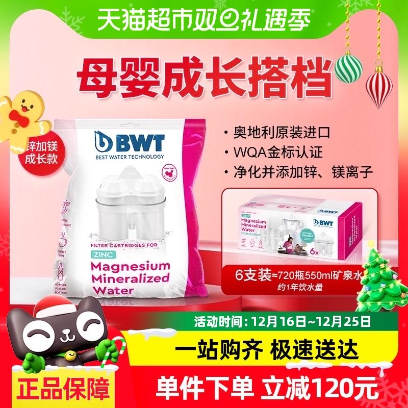 德国倍世锌加镁滤芯6支装母婴可用净水壶过滤器净水器通用碧然德