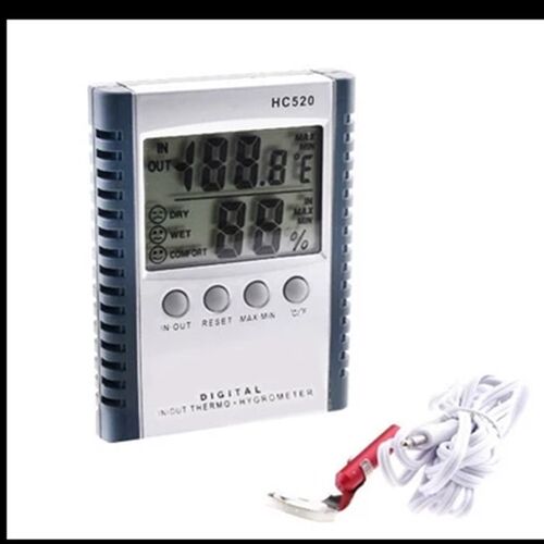 HC520高精度数显电子温湿度计 外置温度探头 室内外环境温湿度表