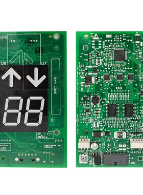 通用电梯外呼显示板KM51216153G11G12G13七段码KM51216154H全新