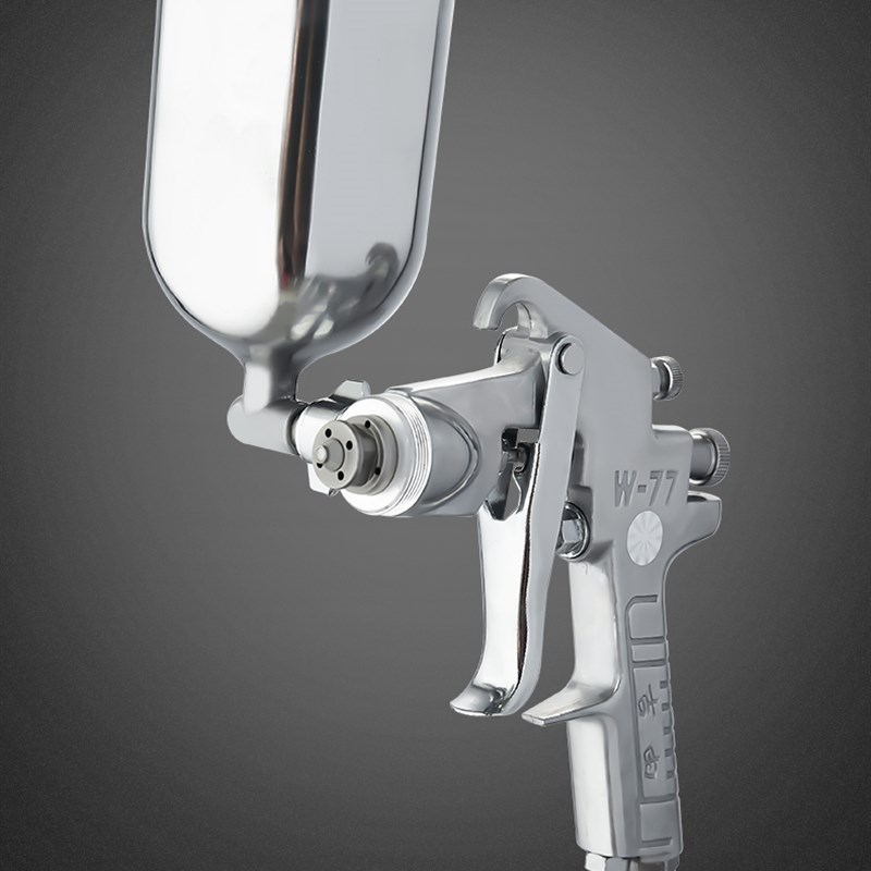 高雾化W-77-71上下壶汽车家具气动乳胶漆涂料喷壶油漆喷枪喷漆枪