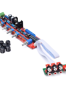 HIFI 5.1 音板前置放大器板 NE5532 音量控制面板前级板 AC 0-15V