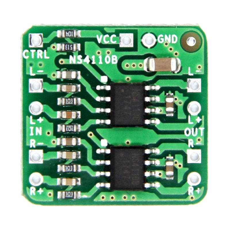 2x18W 差分功放板数字D类/AB类音频功率放大器NS4110B 电压6~14V