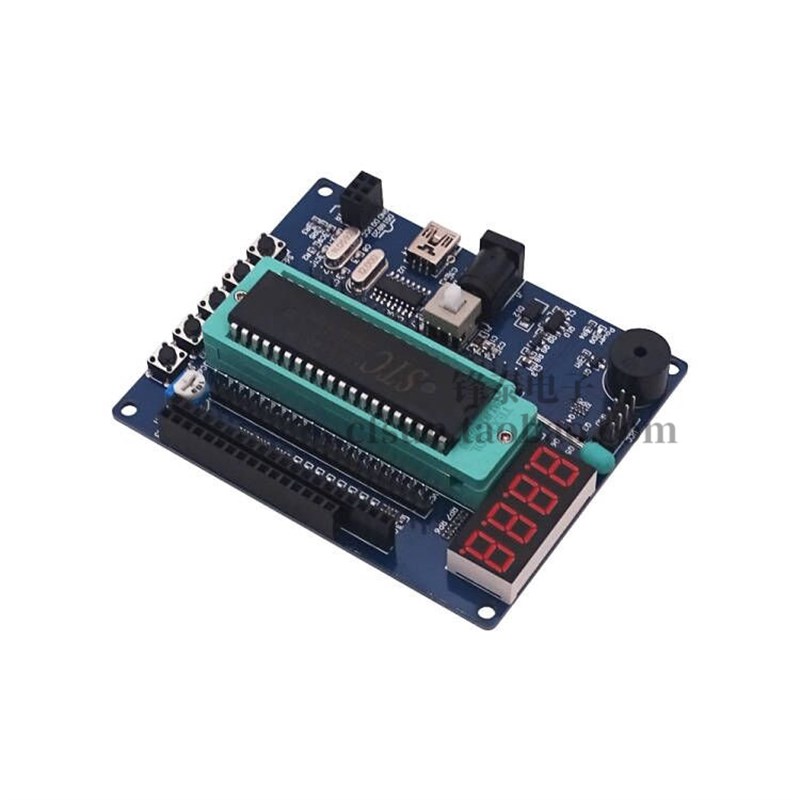 51单片机开发板STC89C52学习板AVR最小系统AT89S51智能小车实验板