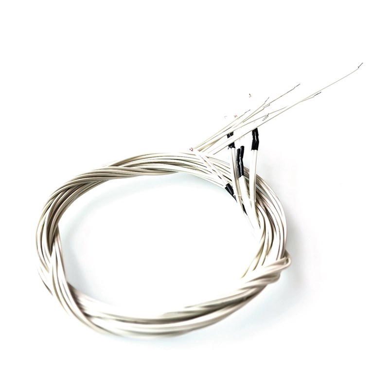 NTC 单端玻封热敏电阻温度感测器 3D印表机 100K 1% 3950耐200度