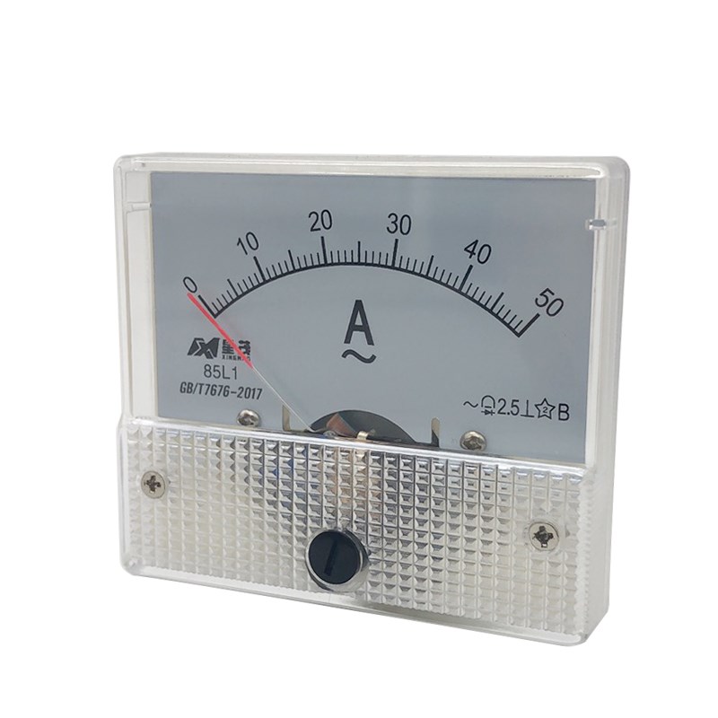 85L1指针式交流电流表1A5A10A20A30A50A500V 发电机电压表mA毫安