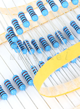 1/2w金属膜电阻1% 0.5W 22K 24K 27KR 30K 33K 36KR 39K 43KR千欧