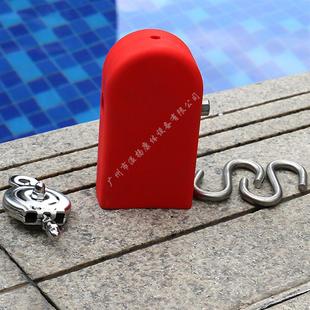 泳池设备配套配件游泳池设备泳道线收紧器塑料 防划伤收紧器pool