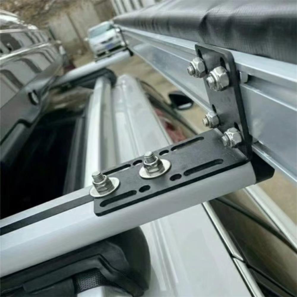 户外车边帐篷固定支架侧天幕车顶行李架固定卡子露营车边帐架通用