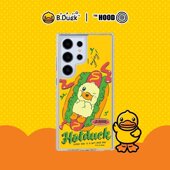 小黄鸭 适用于三星Galaxy THE S25 小黄鸭联名 Ultra HOODxB.Duck Plus 气垫防摔手机壳镜面保护壳