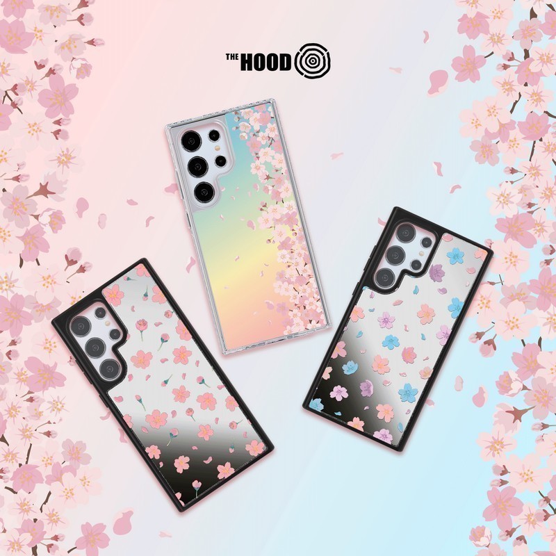 THE HOOD 櫻花系列镜面手機壳保护壳