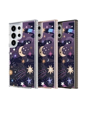 THE HOODxCarly艺术家联名Tonight tonight适用于三星Galaxy S25/24/23 气垫防摔手机壳镜面保护壳