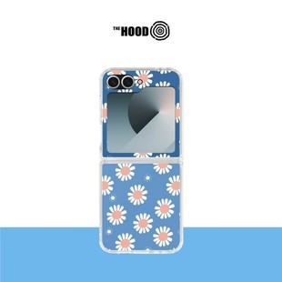 Glow 适用于三星Galaxy HOOD创意系列Retro 5磁吸透明保护壳前屏幕及中轴保护 Flip7 Daisy Fold7 THE