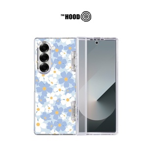 HOODxCaro阿根廷艺术家Thunbergia Flower适用三星SamsungZ Flip7 5磁吸透明保护壳前屏中轴保护 Fold7 THE