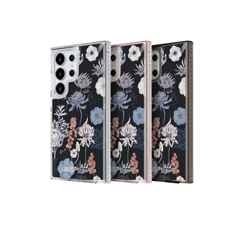 品牌联名复古风印花气垫防摔保护壳