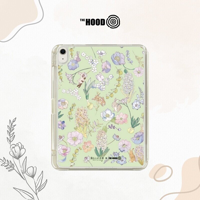 THE HOODx露台上的波丽品牌联名伦敦夏绿蒂适用苹果平板iPad Pro/Air8/Mini 2025新款可拆式多角度防摔保护套图片