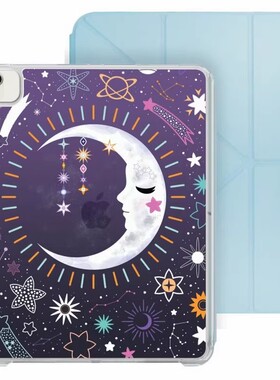 THE HOODxCarly艺术家联名 Shine On适用苹果平板iPad Pro/Air7/Mini 2025新款可拆式多角度防摔保护套