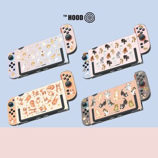 2透明保护壳手柄套一体抗刮耐磨游戏机配件卡通系列 Watercolor艺术家联名适用任天堂switch THE HOODxAriel