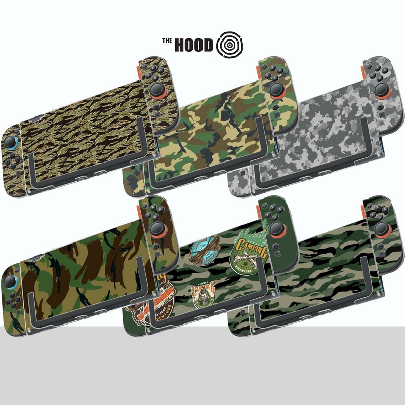 THEHOOD 迷彩系列 任天堂游戏机壳