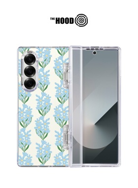 THE HOODxCaro联名 Striped Squill Flower适用于三星Samsung Z Fold7/Flip7/6/5磁吸保护壳前屏幕中轴保护