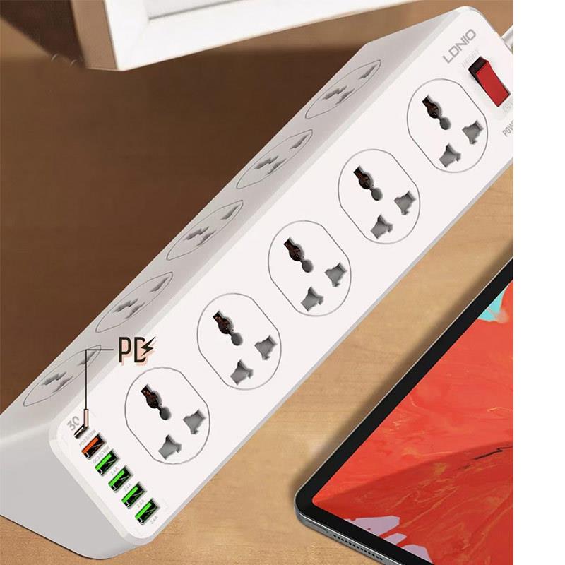 力德诺多功能接线板插座USB充电插排港版英标拖线板美标排插欧标