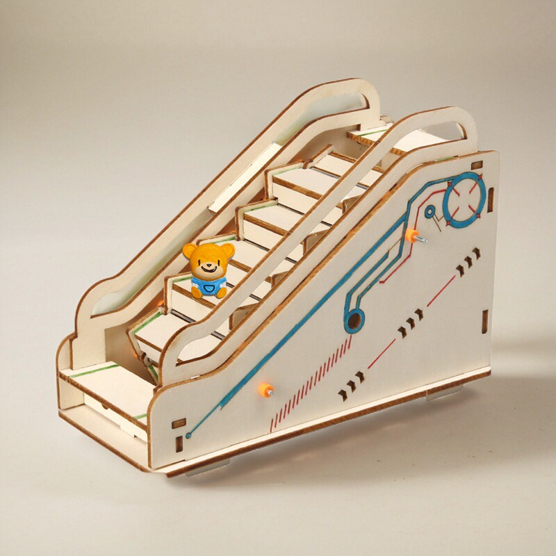 电动扶梯科学小制作自动扶梯